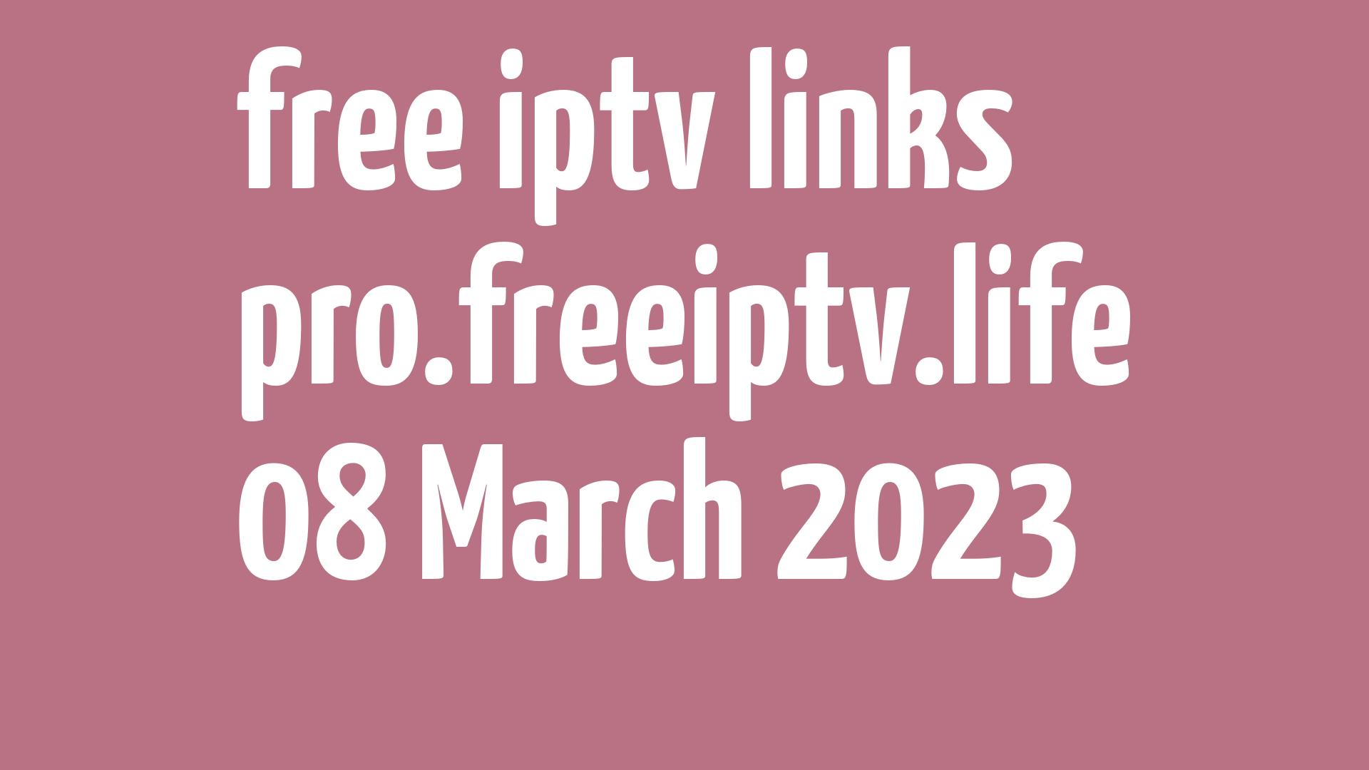 free iptv links 070323